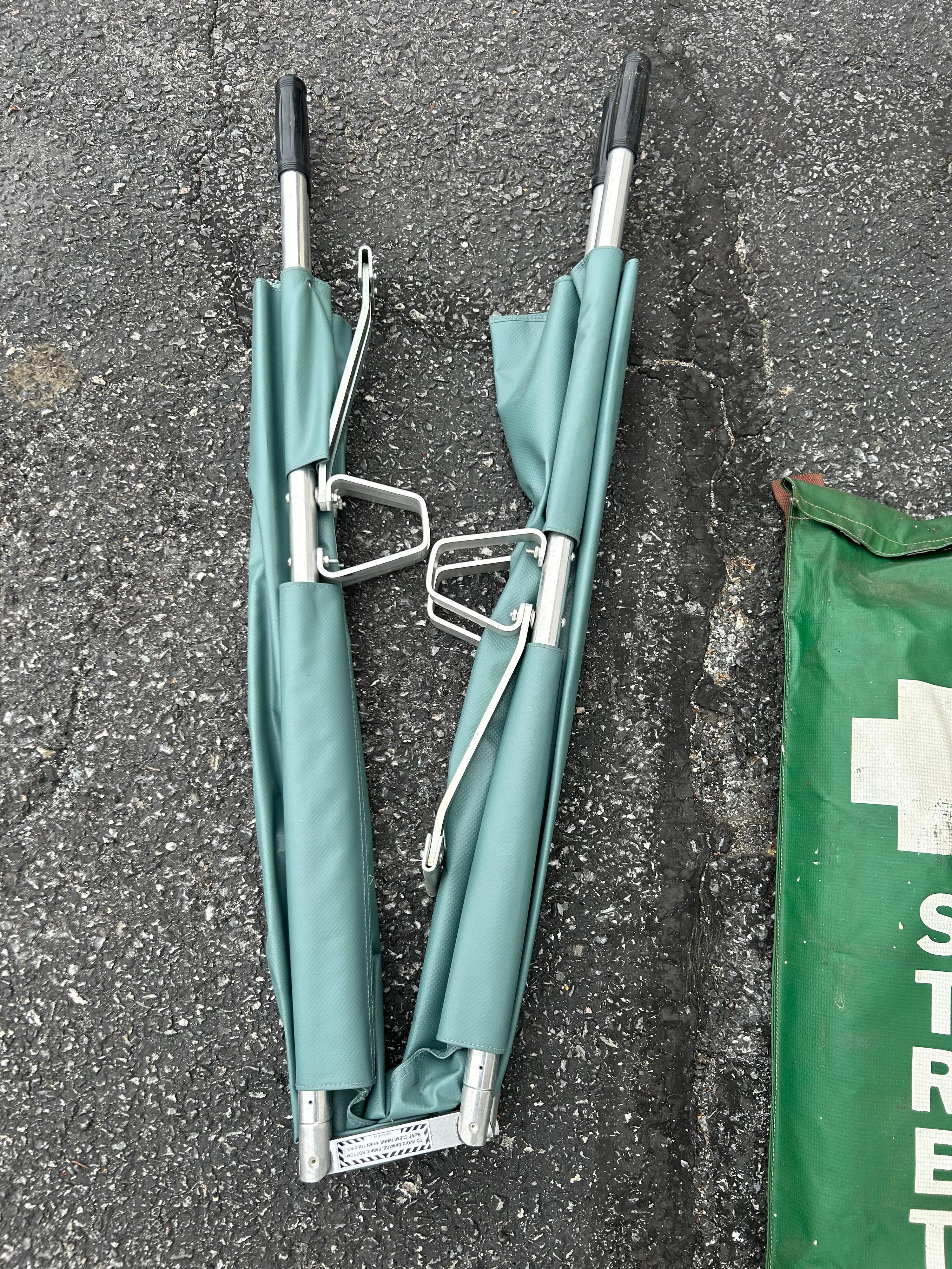 Medical Foldable Patient Transfer Stretcher Portable Rescue Stretcher - image 2