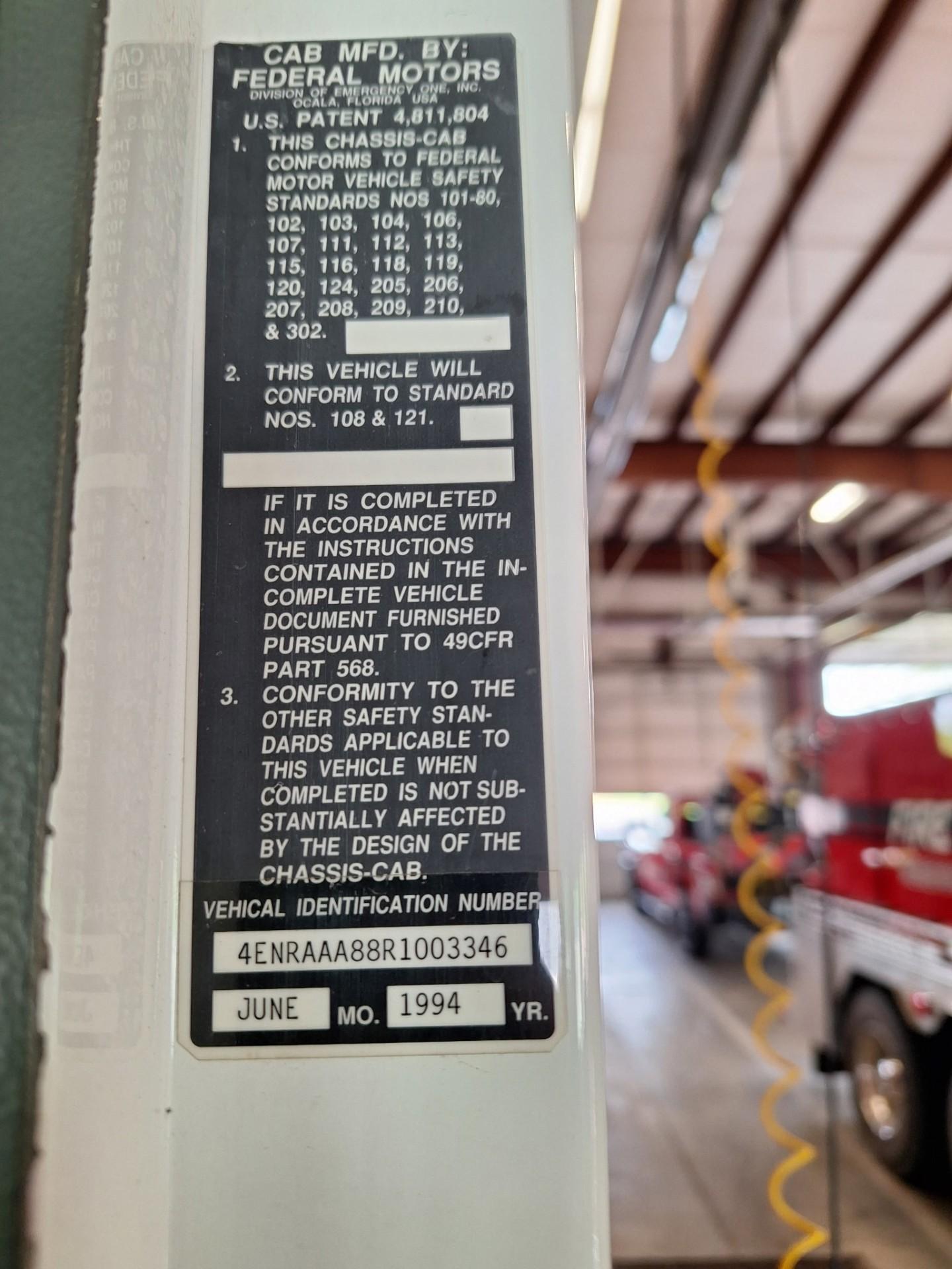 1994 E-One Pumper - image 10
