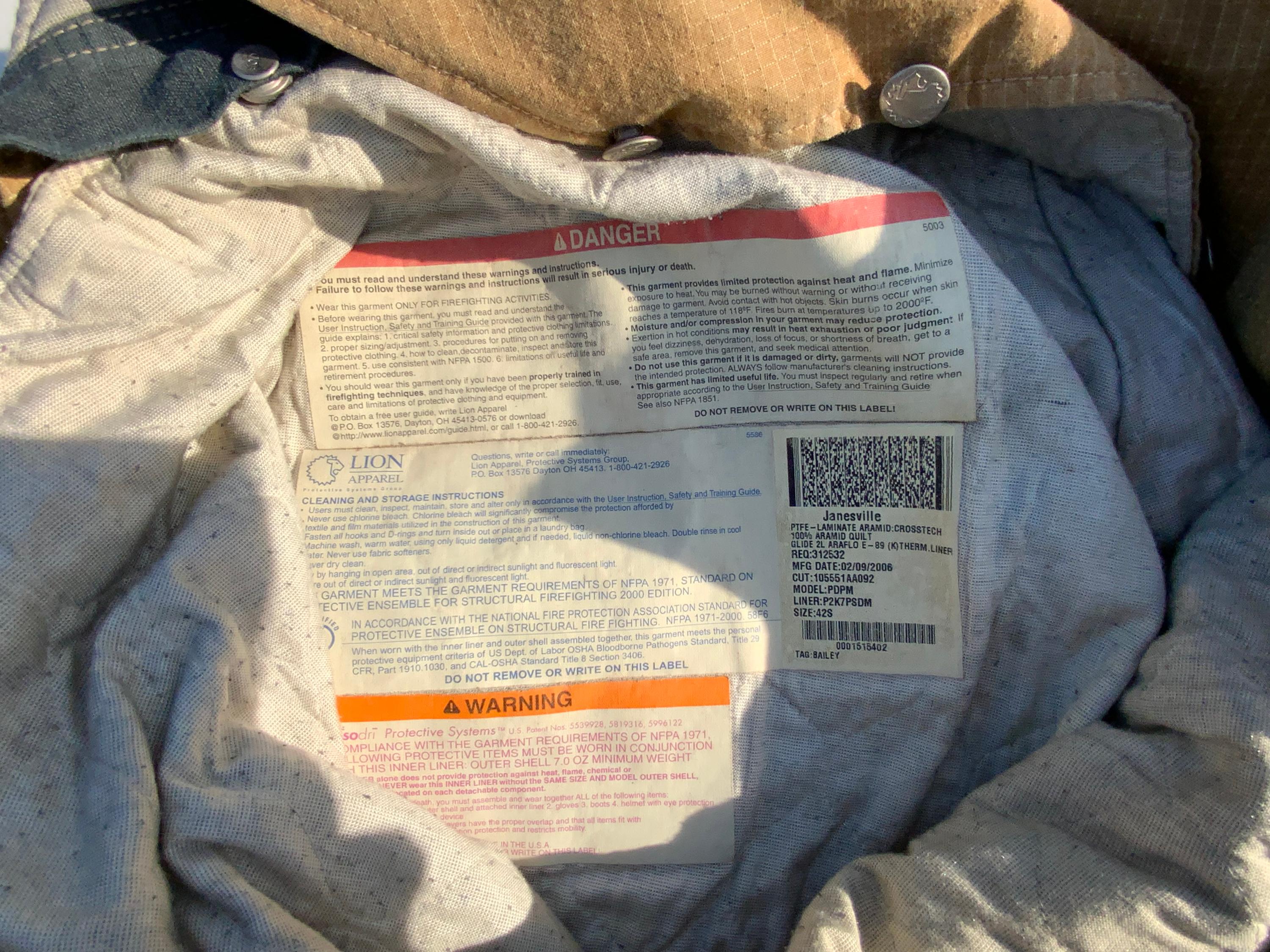 Used Lion Turnout Pants (Size: 42S) - image 3