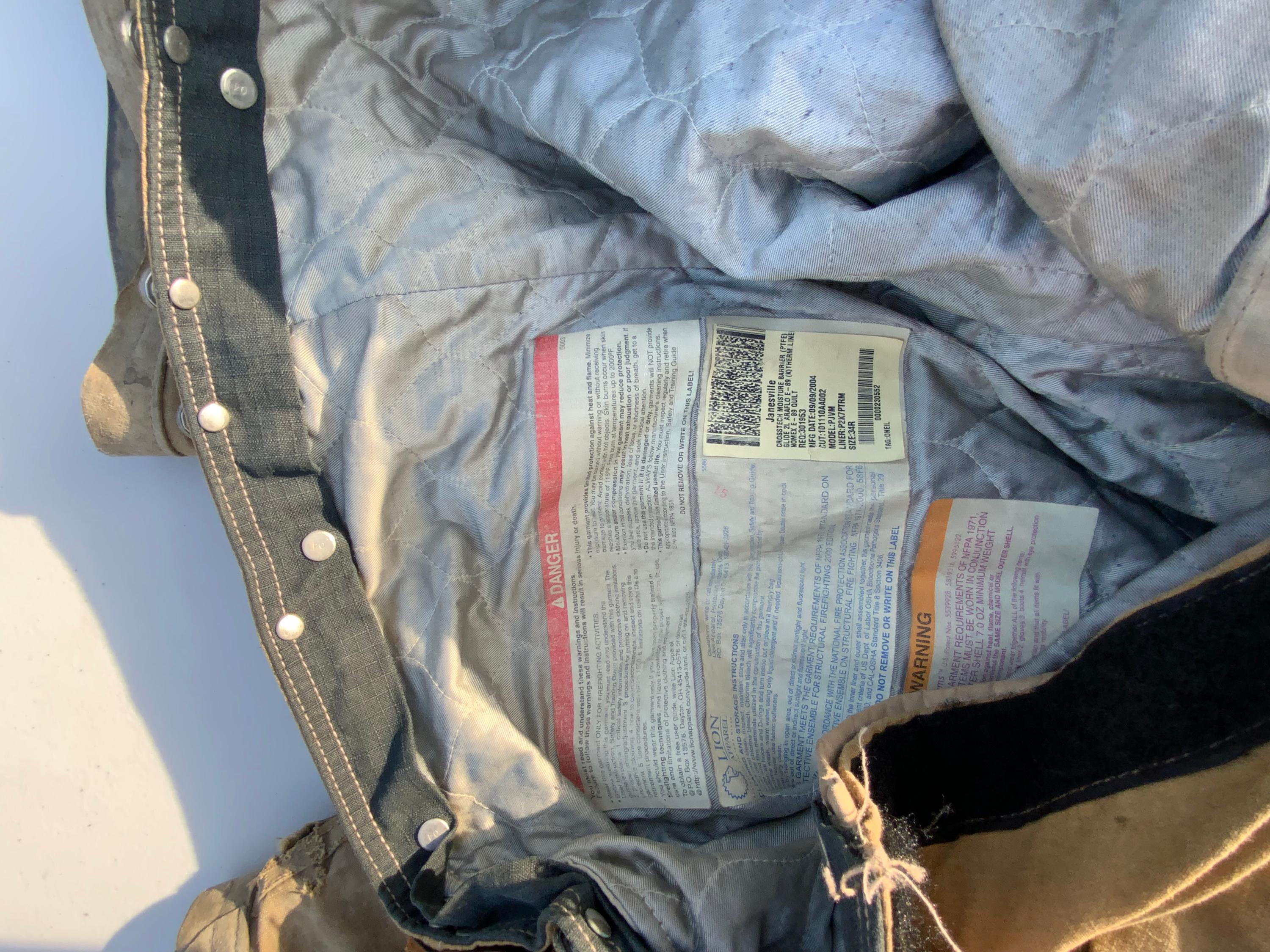 Used Lion Turnout Pants (Size 34R) - image 3