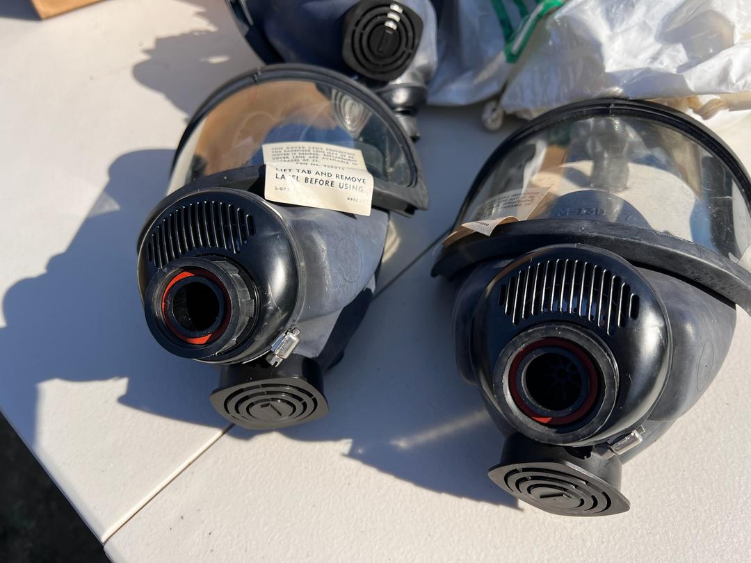 Lot of 19 MSA SCBA Masks