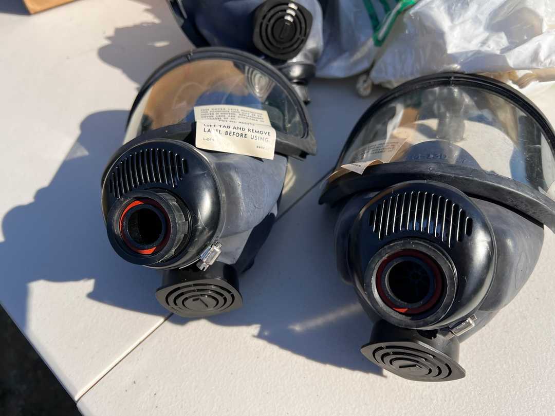 Lot of 19 MSA SCBA Masks