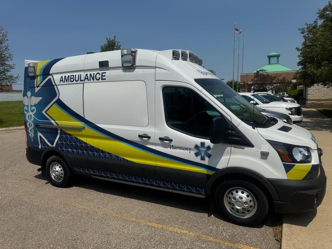 2023 AEV Ford Transit Type 2 Ambulance (includes Stryker Powerload) (1044 miles)