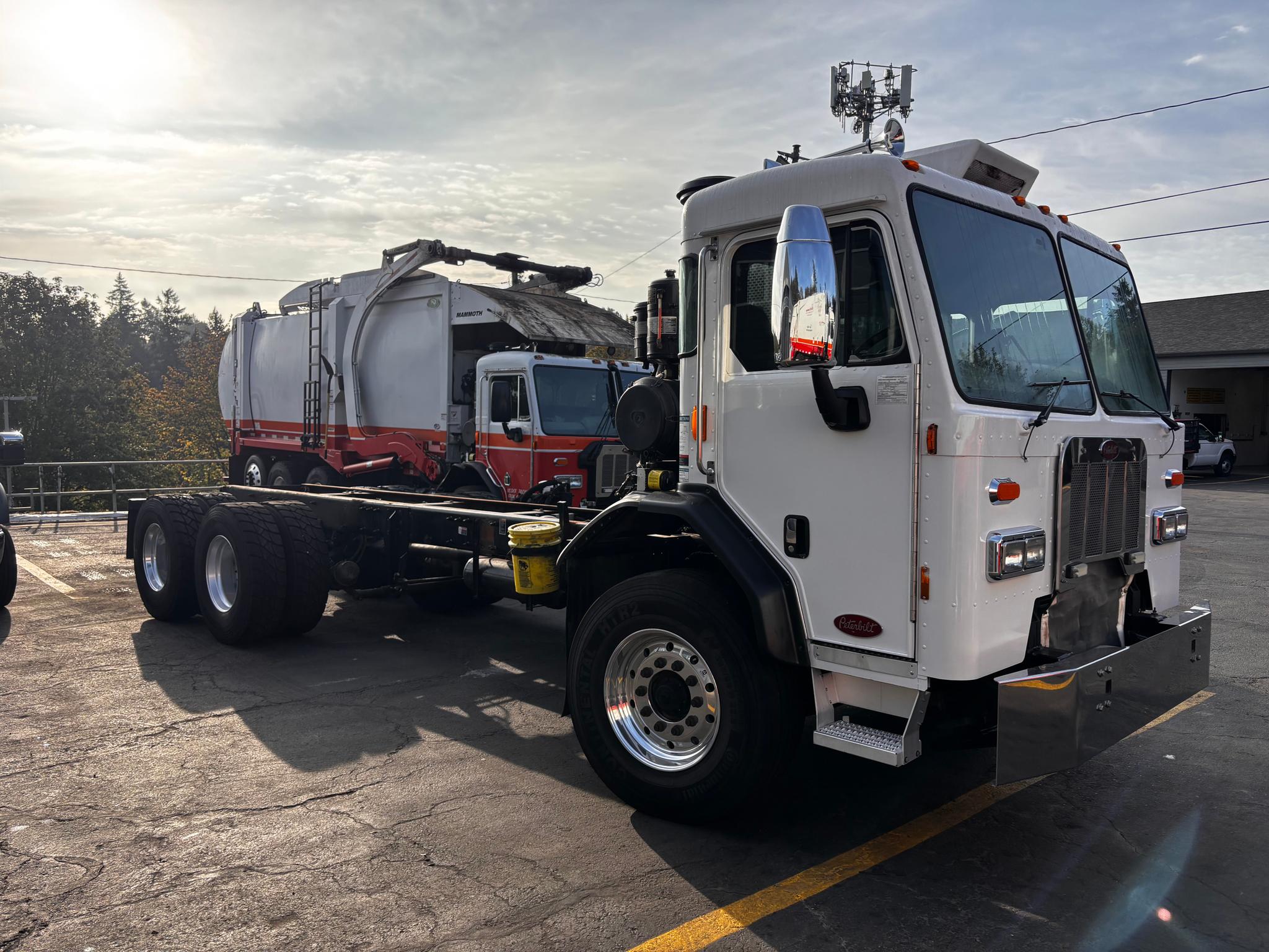 2017 Peterbilt Chassis Only Side Loader - image 1