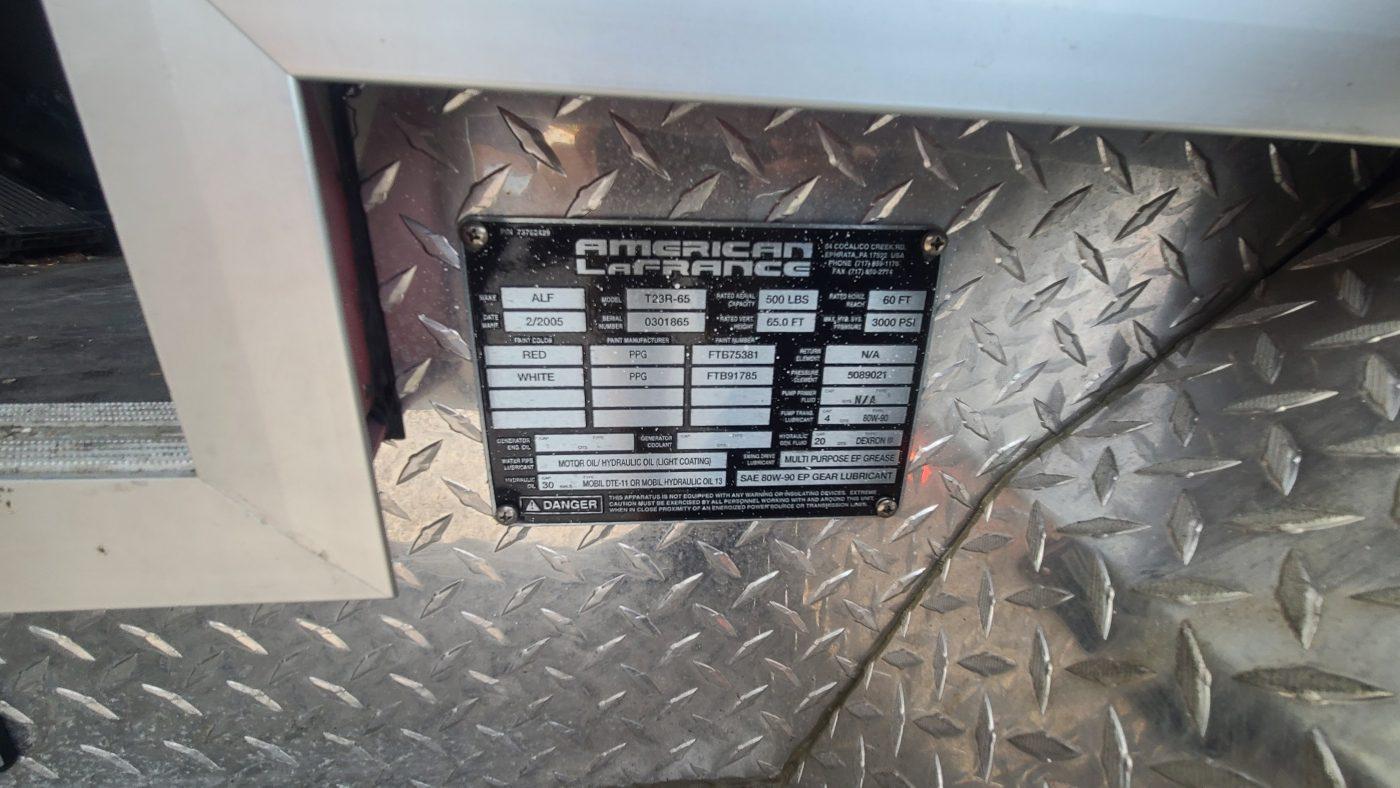 2005 American LaFrance 65’ Telesquirt - image 28