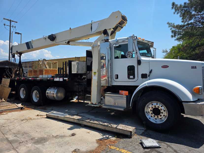 PRE-DEF: 2008 Peterbilt 365 with National Crane - $110,000