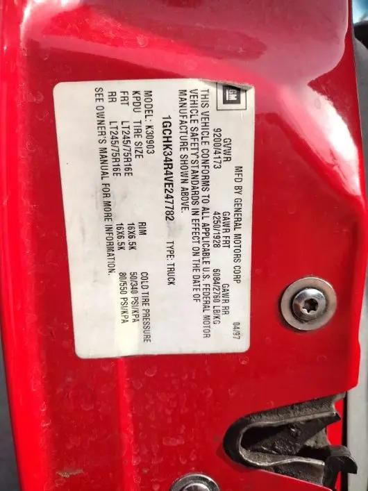 1997 Chevrolet K3500 4x4 Brush Truck - image 10
