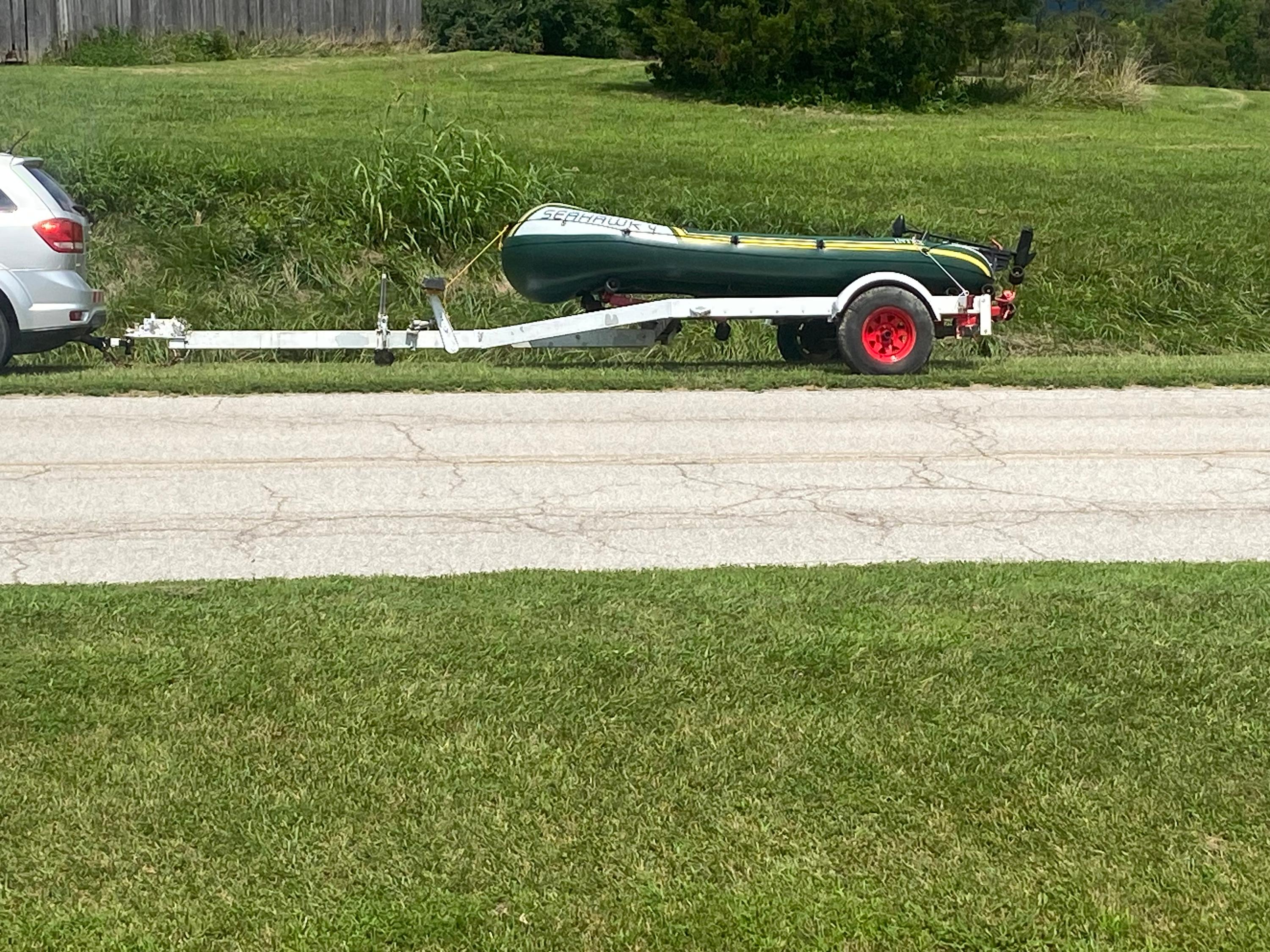 16ft boat trailer with rollers - image 1