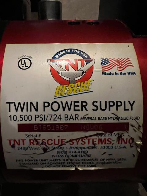 Legacy Dual-Hose TNT Rescue Tools - Yearly Serviced 3-4-2026 Will Break Up Set - image 33