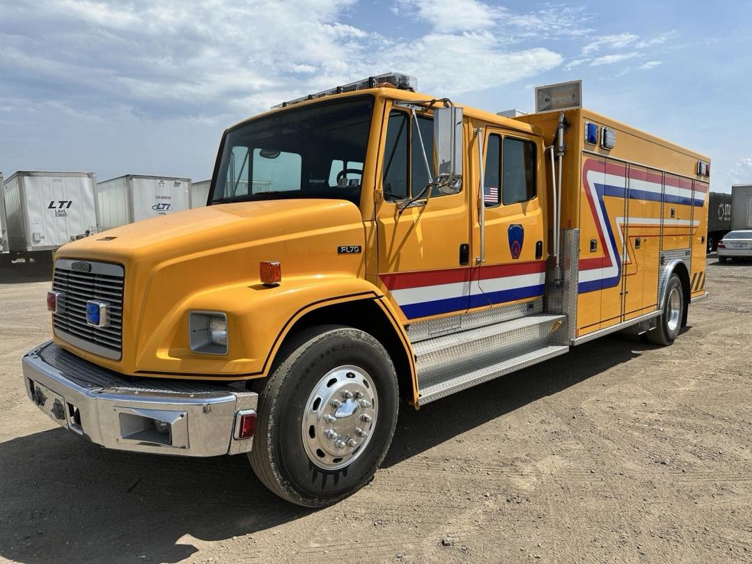 1995 Marion Freightliner FL70 Marion 8.3L Technical Rescue Fire Service Truck -ONLY 22k MILES!