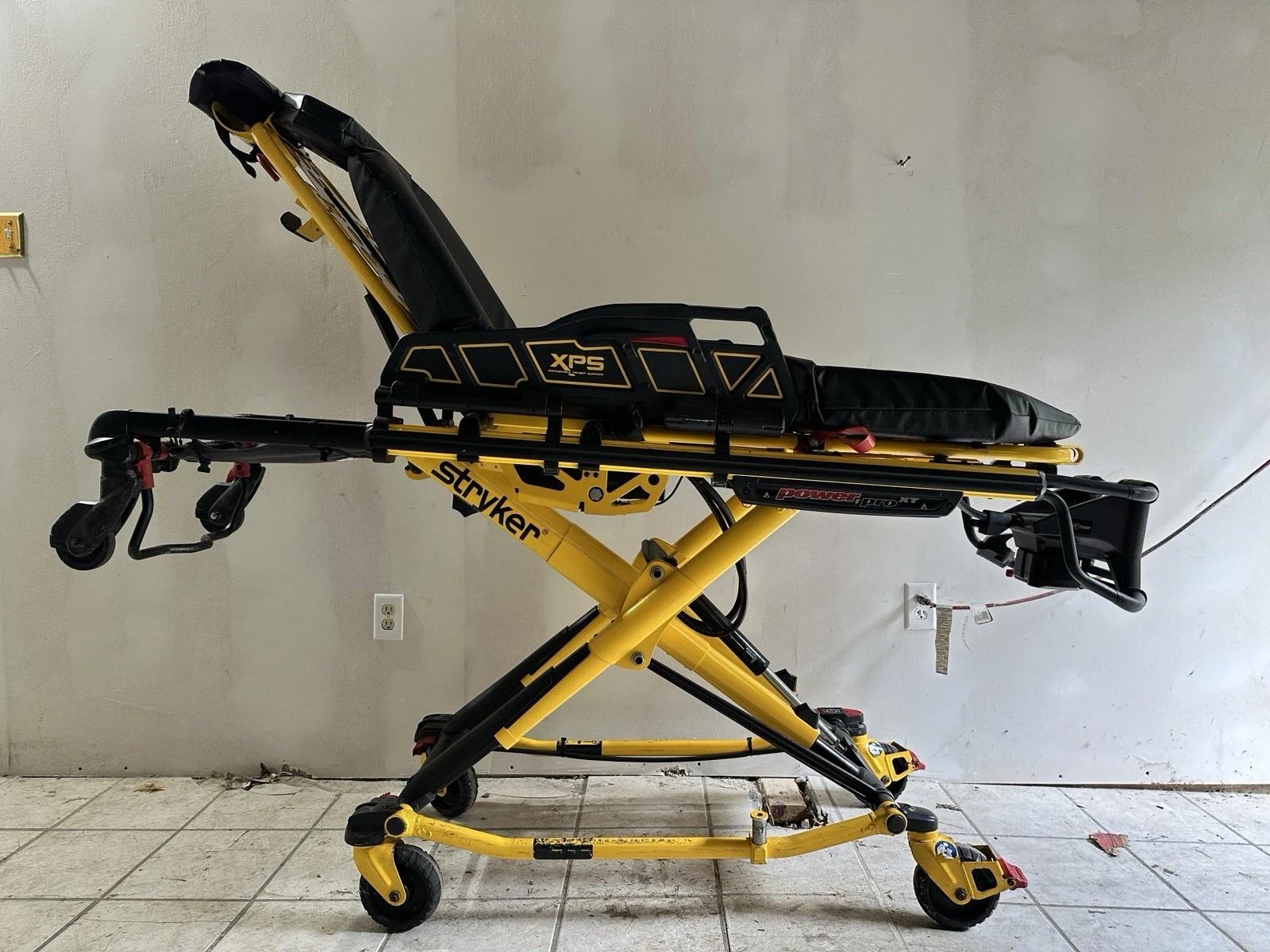 Stryker Power Pro XT 6500 Ambulance Stretcher Cot Gurney w/ XPS Bariatric Wings - image 1