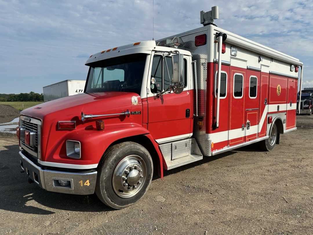 1996 Amtech Freightliner FL60 Medium Duty Rescue Fire Truck Cummins