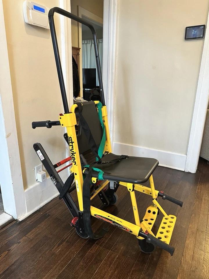 STRYKER 6252 Stair Chair Pro 500LB STAIR-PRO w/ Tracks - image 4