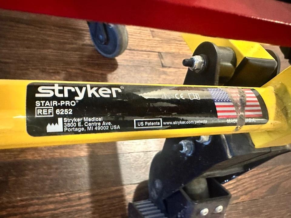 STRYKER 6252 Stair Chair Pro 500LB STAIR-PRO w/ Tracks - image 7