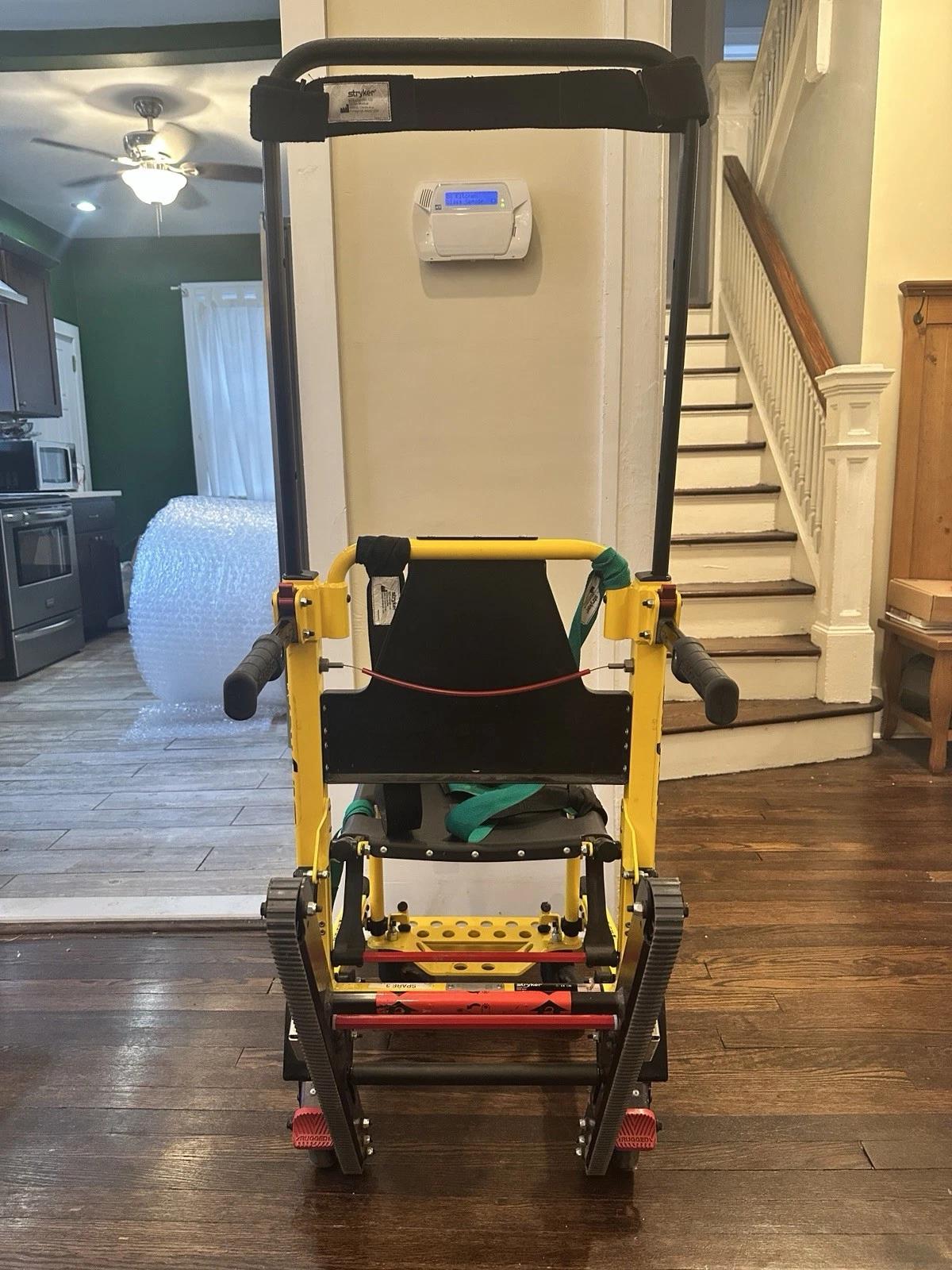 STRYKER 6252 Stair Chair Pro 500LB STAIR-PRO w/ Tracks - image 8