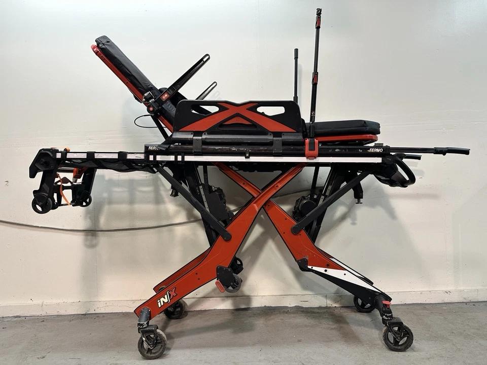 Ferno IN/X 700LB Power Stretcher Cot Gurney w/ Ferno F1 Ambulance Mount - image 9