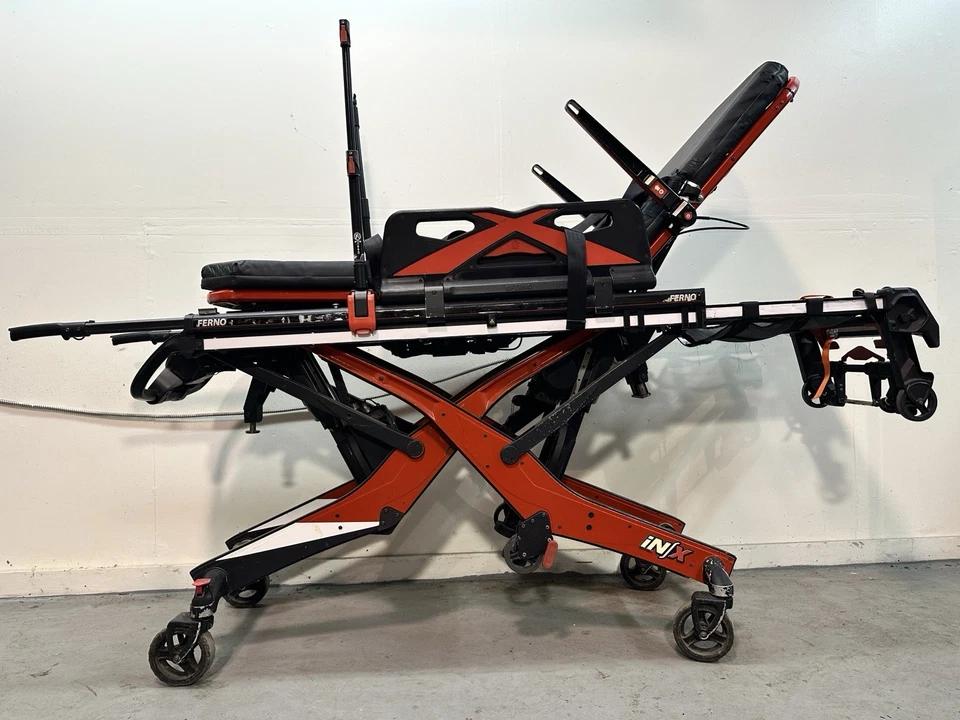 Ferno IN/X 700LB Power Stretcher Cot Gurney w/ Ferno F1 Ambulance Mount - image 10