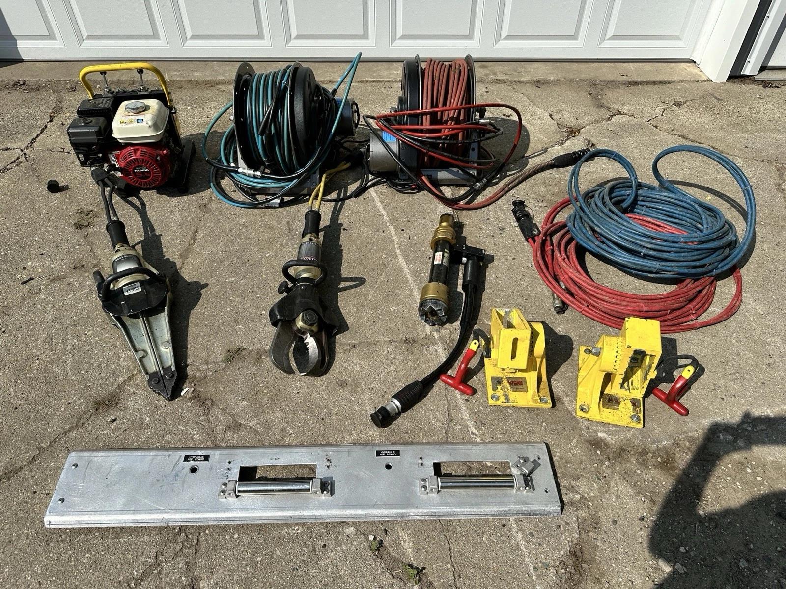 Lot of Genesis Rescue Equipment Extrication Tools Jaws of Life Hurst Holmatro - image 1