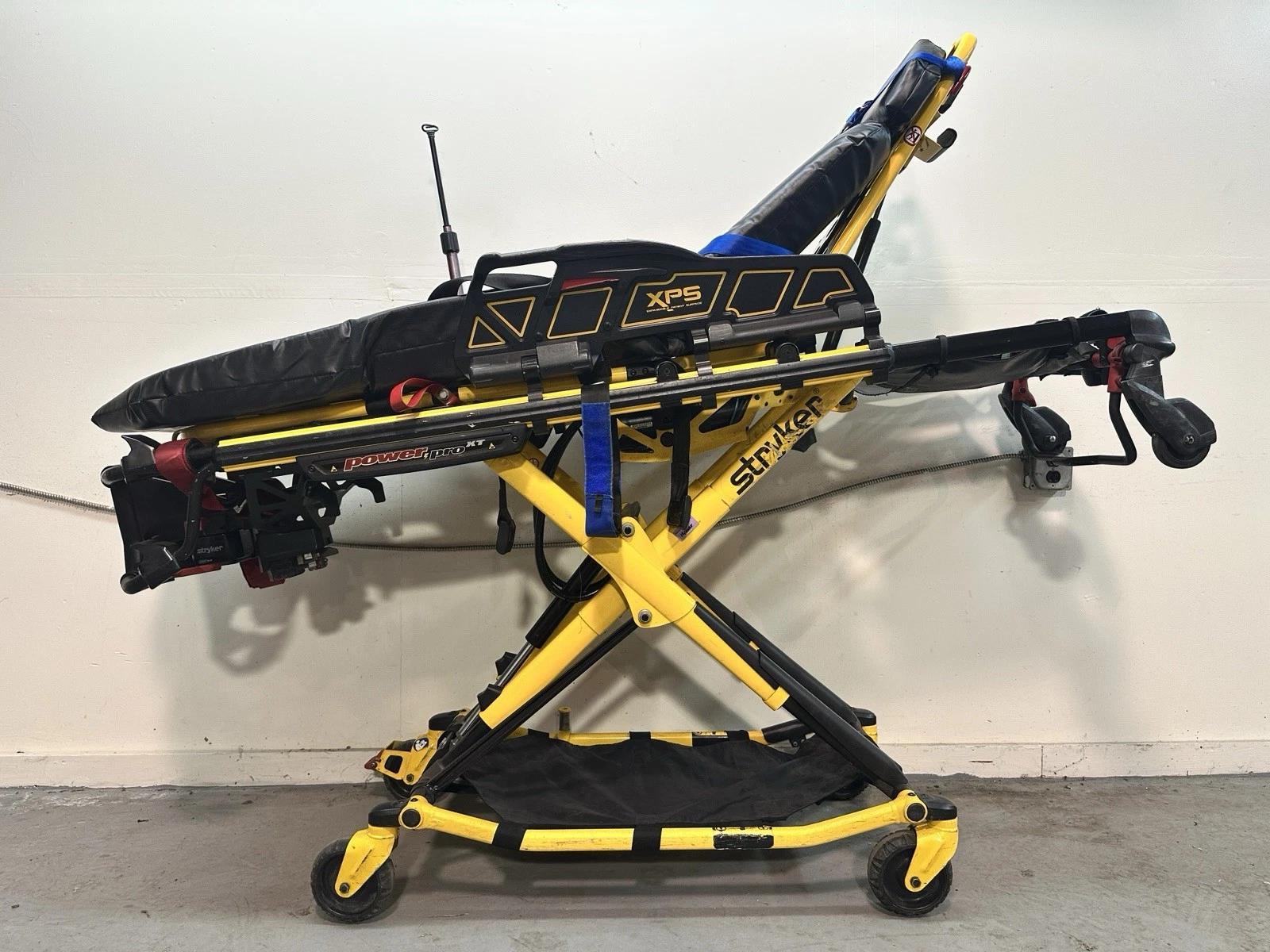 Stryker Power Pro XT 6506 700LB Ambulance Stretcher w/ XPS & Power-Load Compatibility Kit - image 11