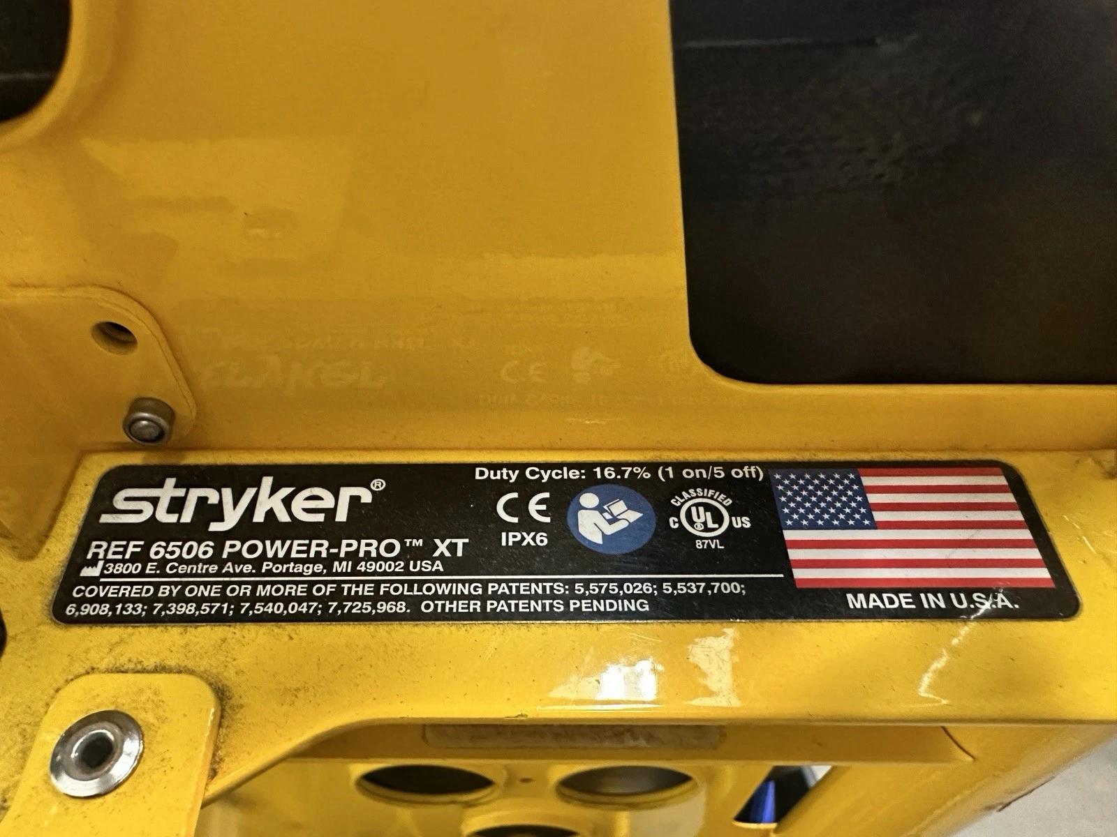 Stryker Power Pro XT 6506 700LB Ambulance Stretcher w/ XPS & Power-Load Compatibility Kit - image 10