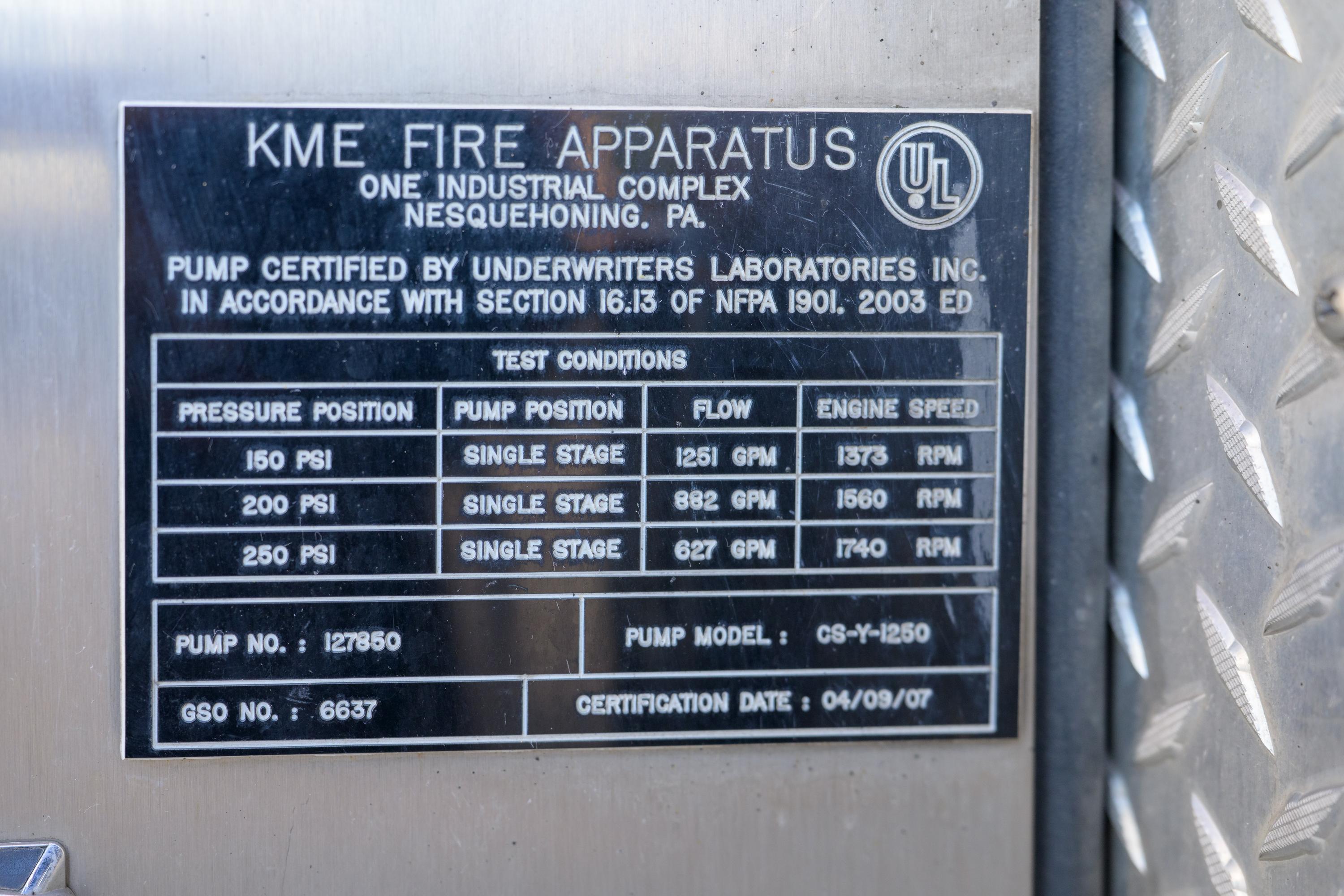 2007 KME Spartan Pumper Tanker - image 75