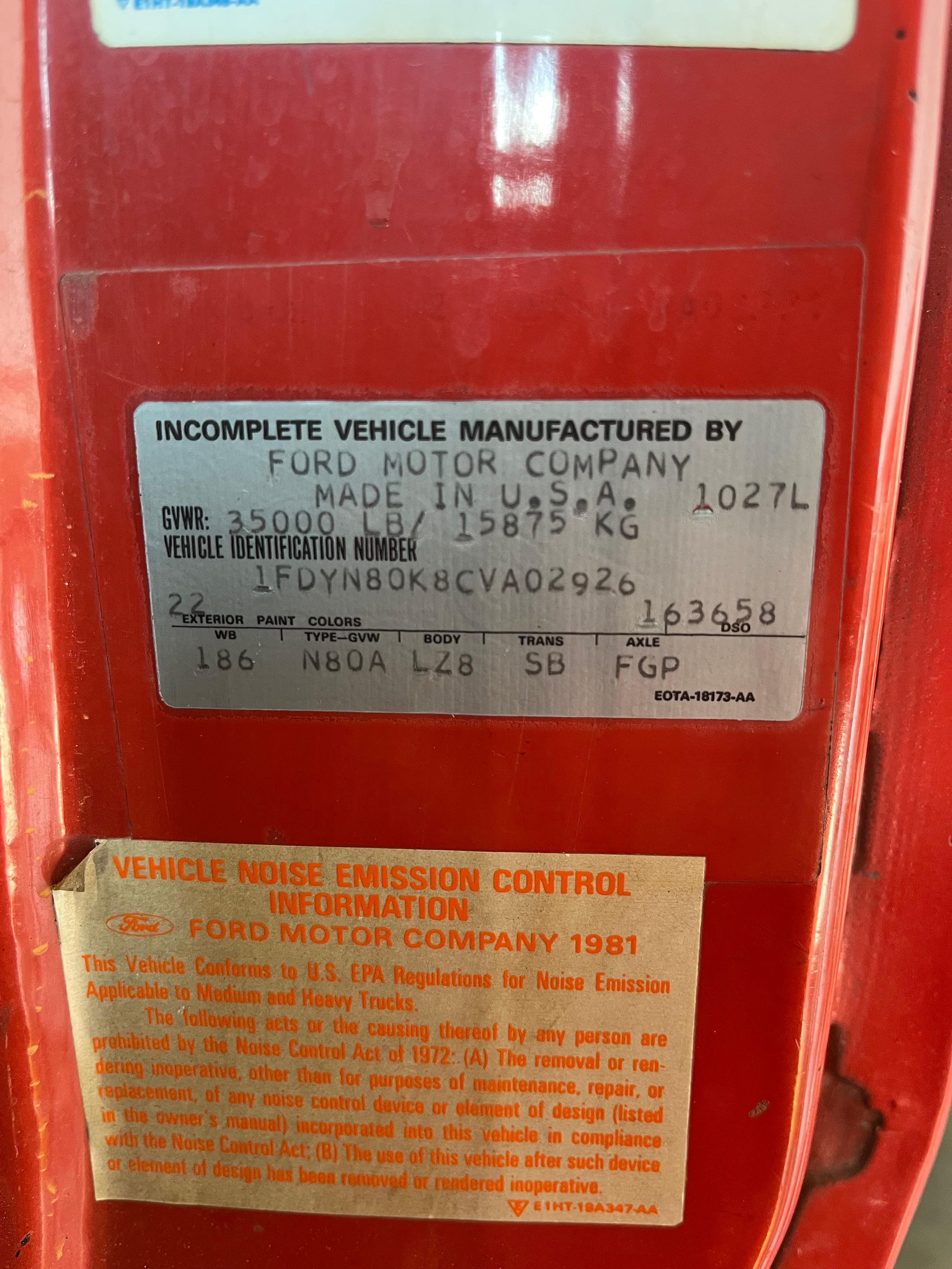 1982 Ford Pumper Tanker - image 9