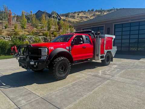 2024 Ford 550 Super Cab 4x4 Brush Truck