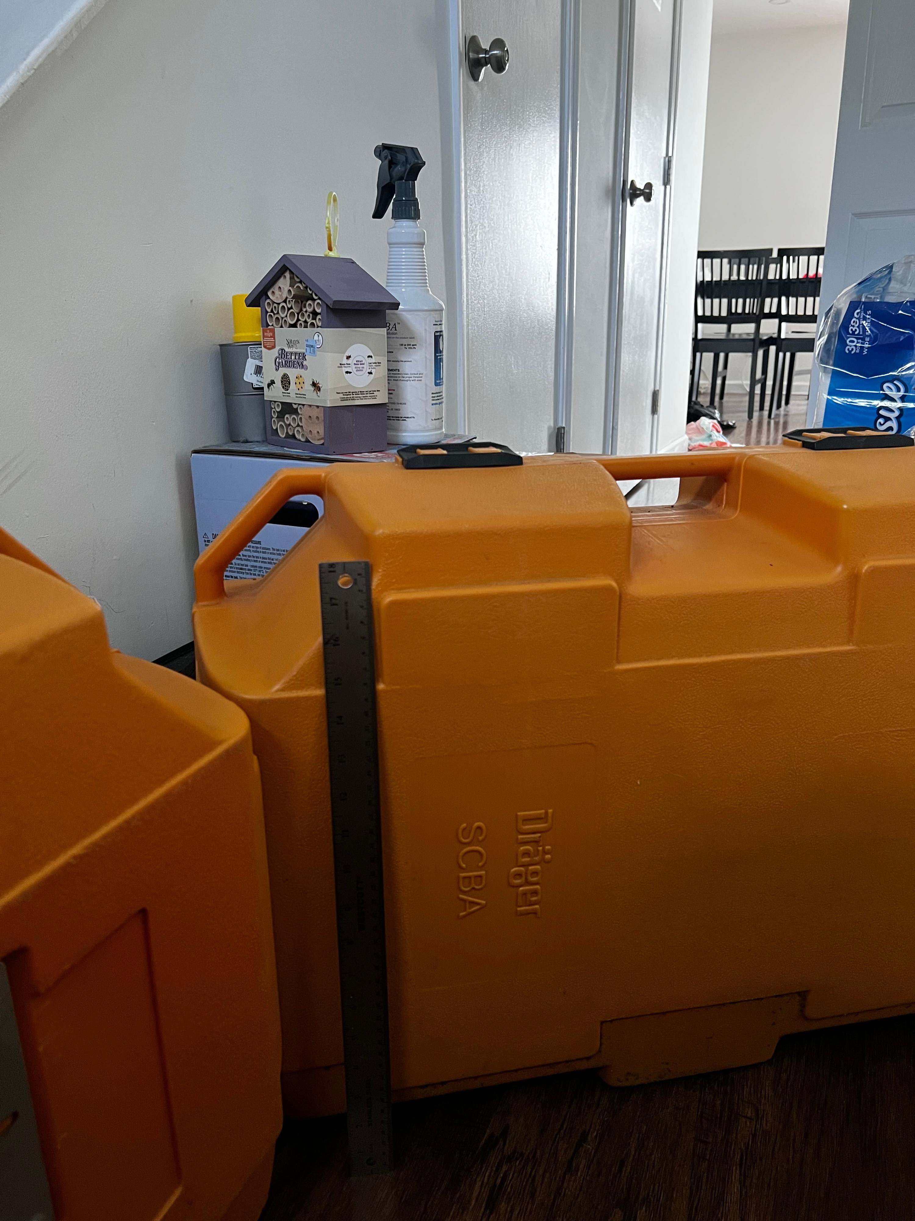 2 Dräger SCBA Tanks w/ cases - image 4
