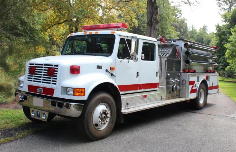 1996 International / KME 1250 GPM Pumper with a 1000 Gallon Poly Tank