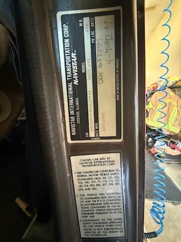 1992 E-One International Pumper - image 27