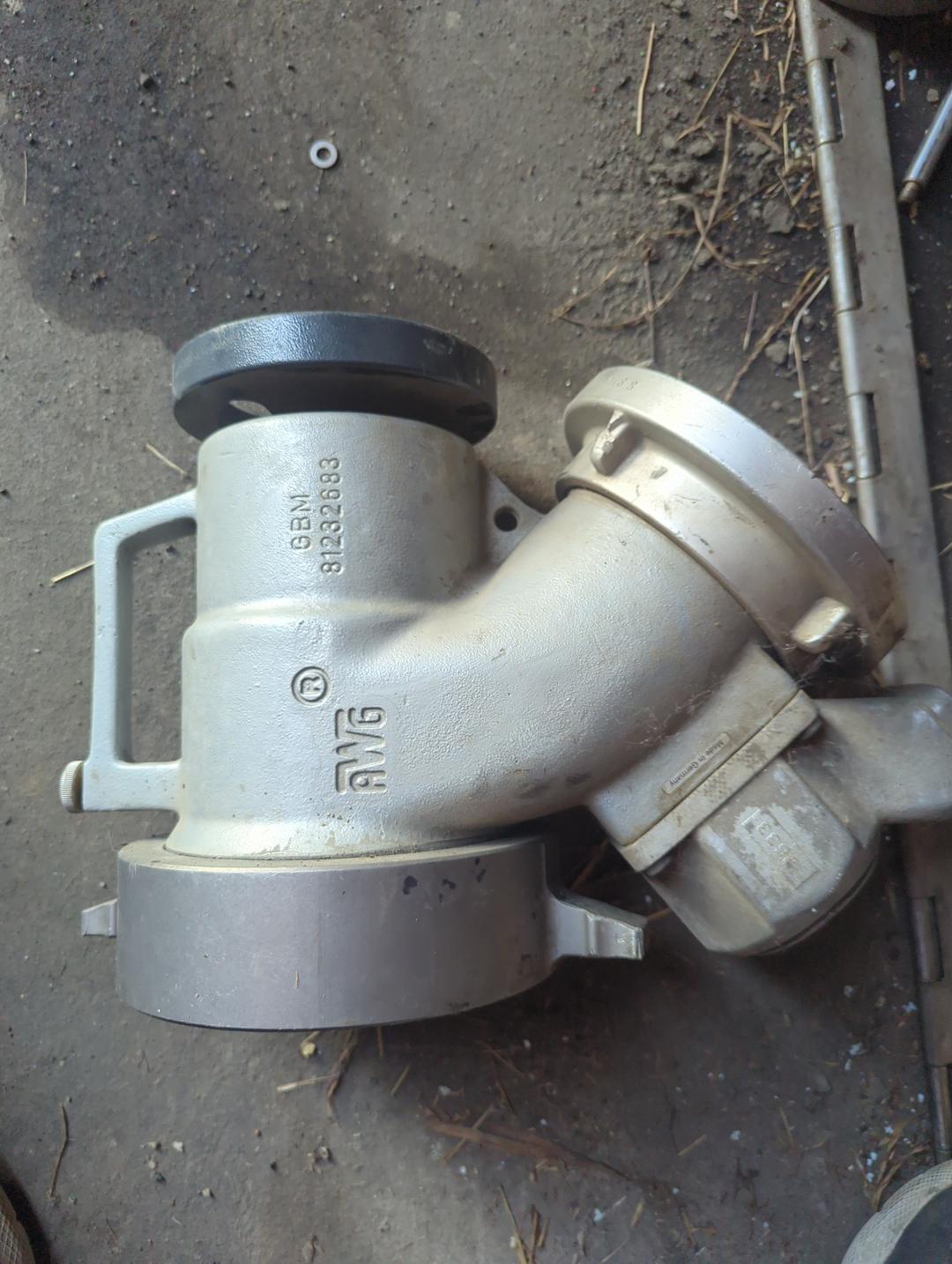 Harrington 6" NH x 5" Storz intake valve 
