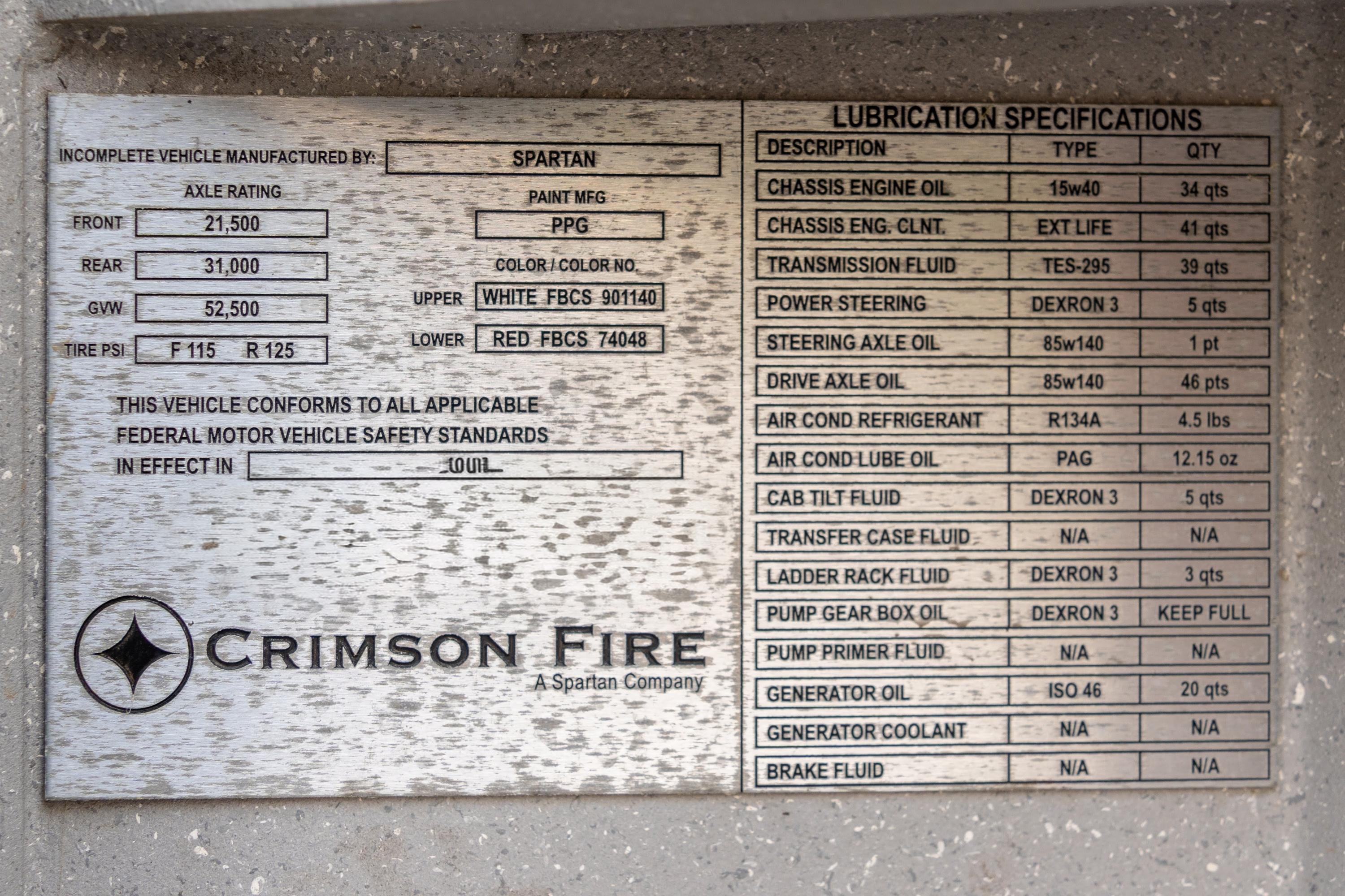 2010 Crimson Spartan Rescue Pumper - image 132