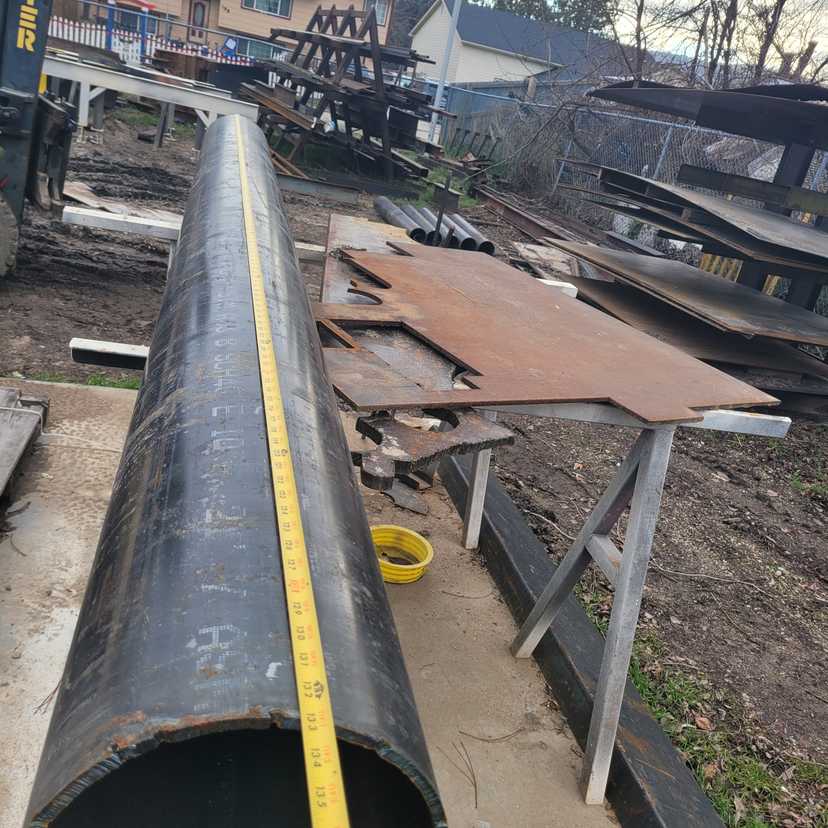 10" schedule 40 steel pipe 11' long — photo 2