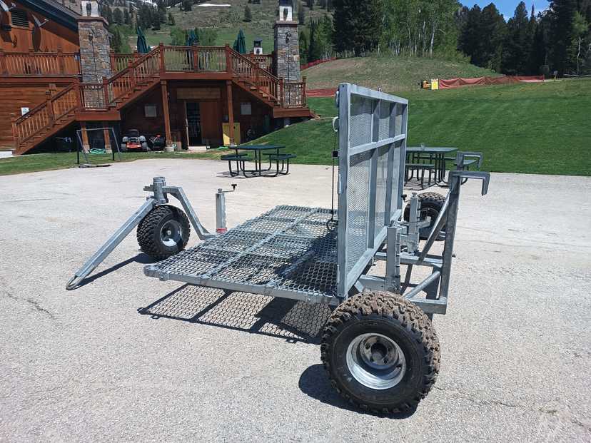 Alpine Hauler demo unit with bolt on Deck and Headache rack