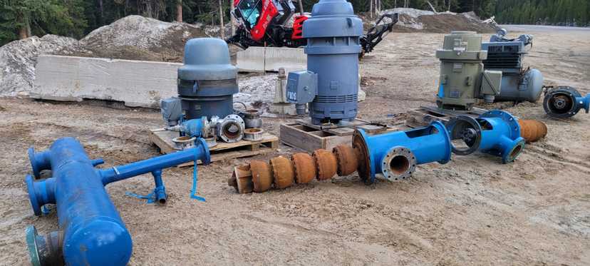 Three pump 1800 GPM booster station
