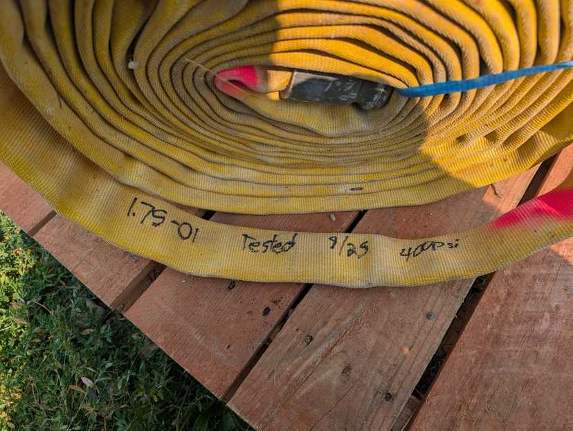 Two 1.5" snowmaking hoses with camlocks - tested to 400 psi — photo 5