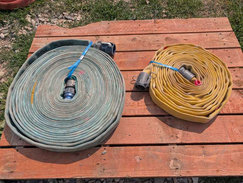 Two 1.5" snowmaking hoses with camlocks - tested to 400 psi — photo 8