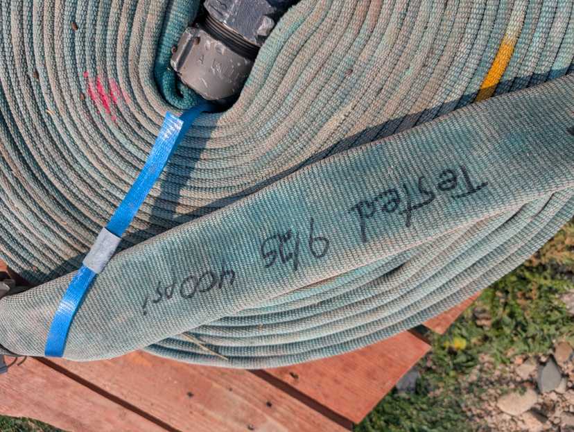 Two 1.5" snowmaking hoses with camlocks - tested to 400 psi — photo 4