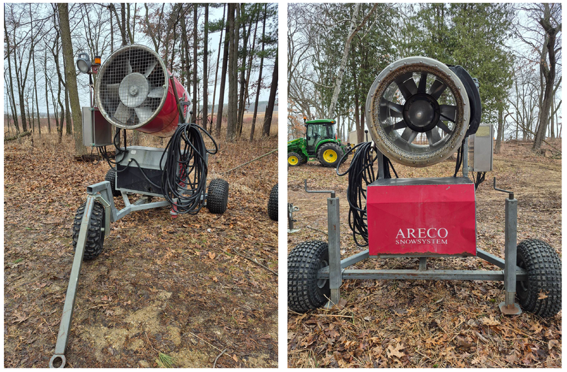Two Areco Standard Wheeled Fan Guns and 40 HP Booster Pump — photo 4