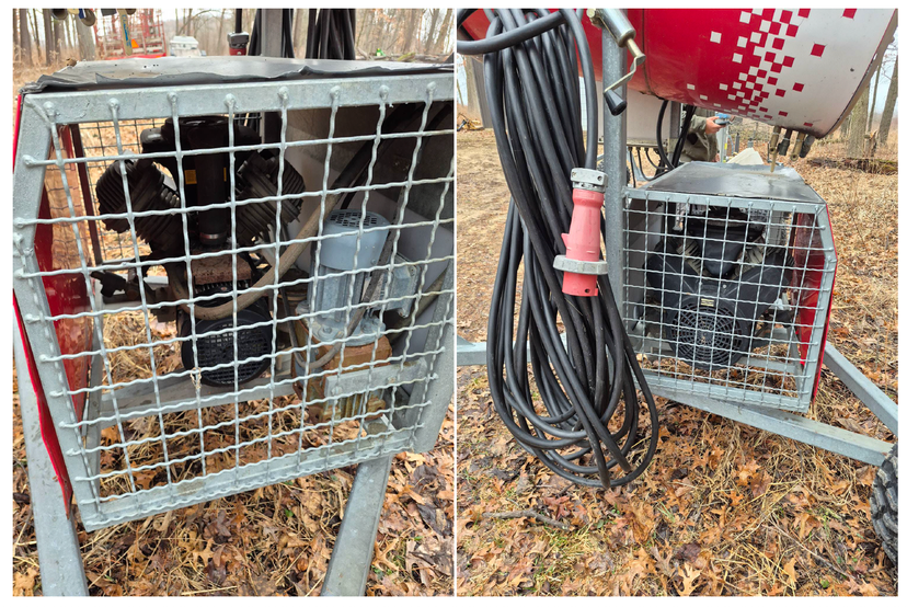 Two Areco Standard Wheeled Fan Guns and 40 HP Booster Pump — photo 3