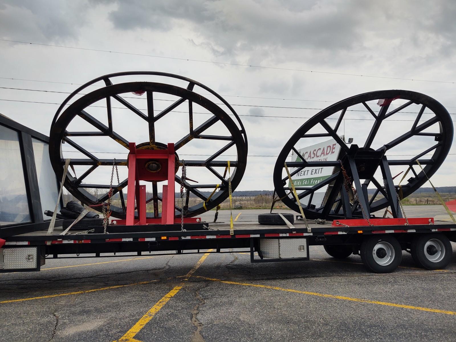 Two bullwheel angled transport brackets - image 19