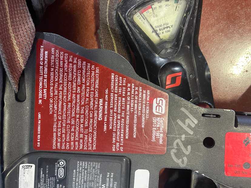 Scott Air-Pak X3 SCBA, 2013 Edition — photo 5