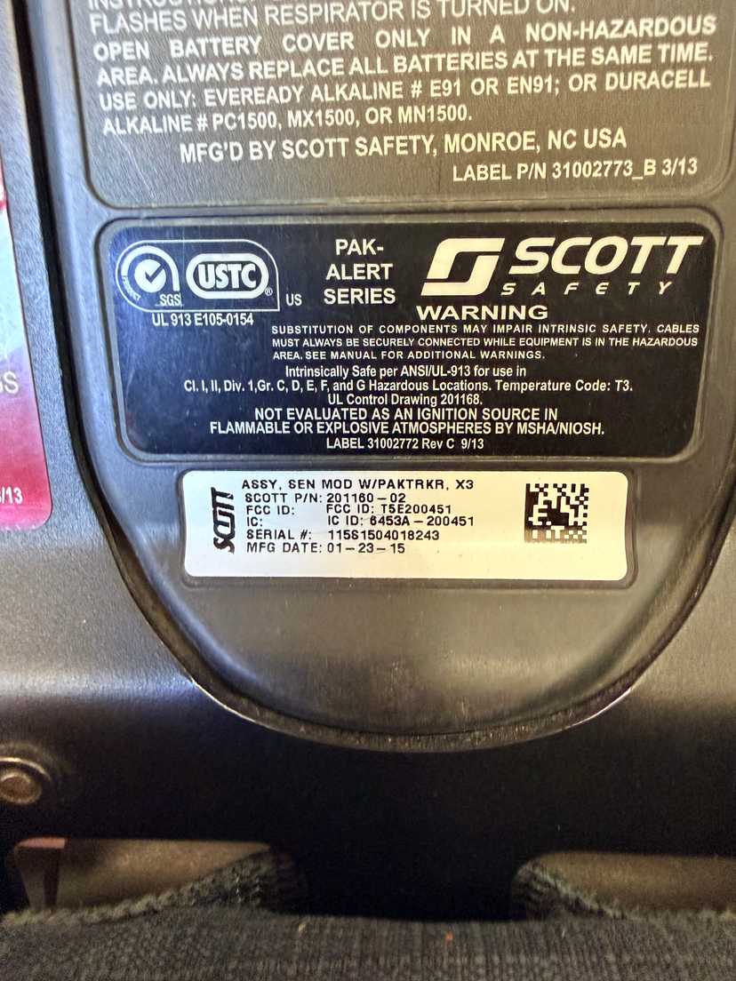 Scott Air-Pak X3 SCBA, 2013 Edition — photo 4