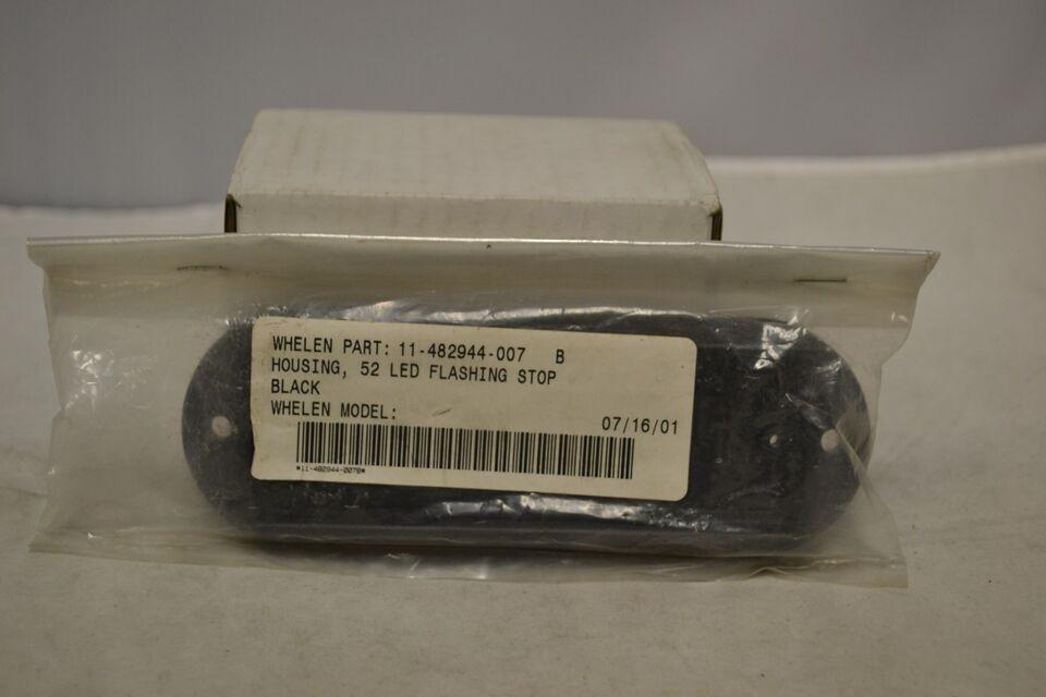 Whelen 52 Series LED Flashing Stop Black Housing