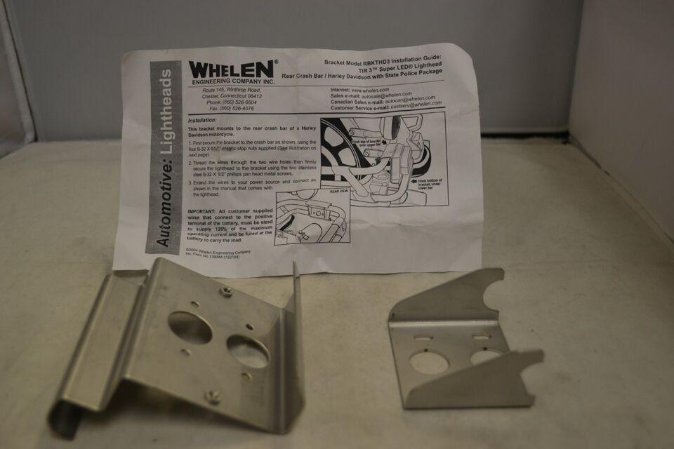 Whelen TIR3 Super LED Lighthead Bracket Motorcycle RBKTHD3