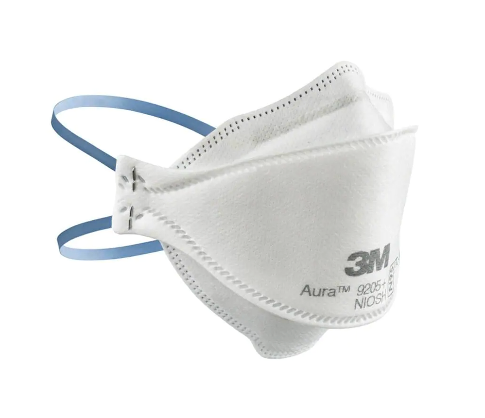 3M 9205+ AURA N95 NIOSH Approved Particulate Respirator Mask Face Masks USA MADE - image 2