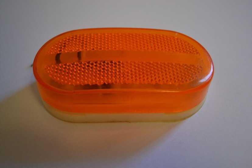 Truck-Lite "Steady Light" Orange Lens' and Light base 4"