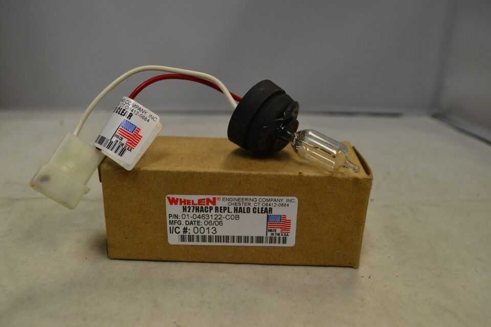 Whelen H27HACP Replacement Halogen Lamp Assembly- Clear