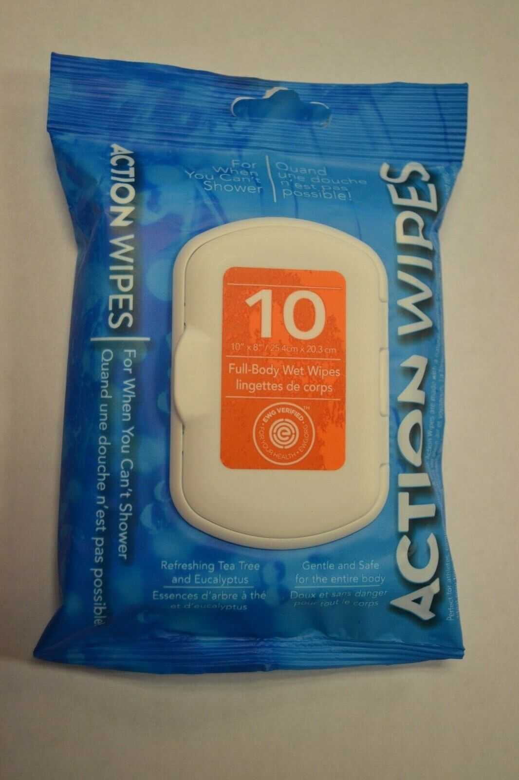 Action Wipes by Life Elements-1 Pack of 10 Wipes