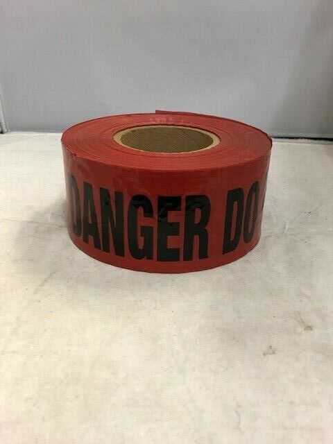 "Danger Do Not Enter"Caution/Barrier Tape 1000ft Red
